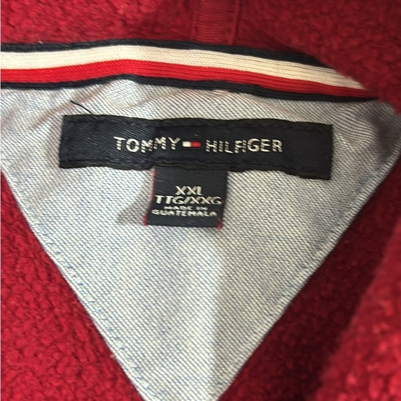 Tommy Hilfiger Red Hoodie XXL - Picture 2 of 3